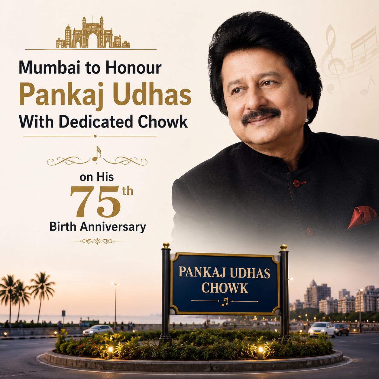 Mumbai to Honour Ghazal Legend Pankaj Udhas With Dedicated Chowk on His 75th Birth Anniversary